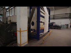 420m सामग्री कपड़ा स्टीमर मशीन प्राकृतिक गैस हीटिंग निरंतर